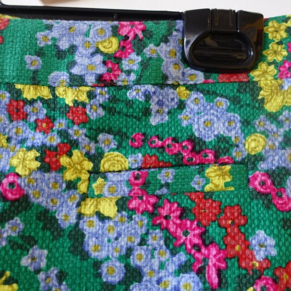 Talbots Green Multicolor Floral Print Pencil Skirt 2P 2 Petite - Picture 9 of 16